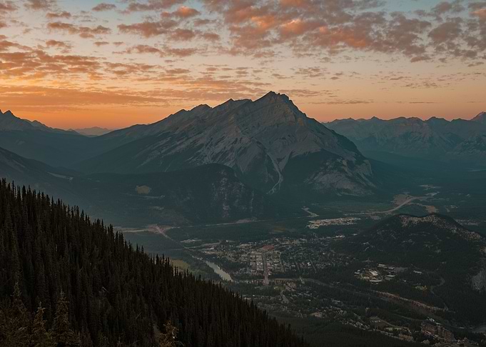 Banff Town Sunrise