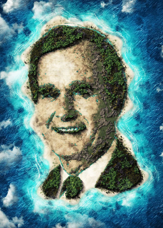George H W Bushs island