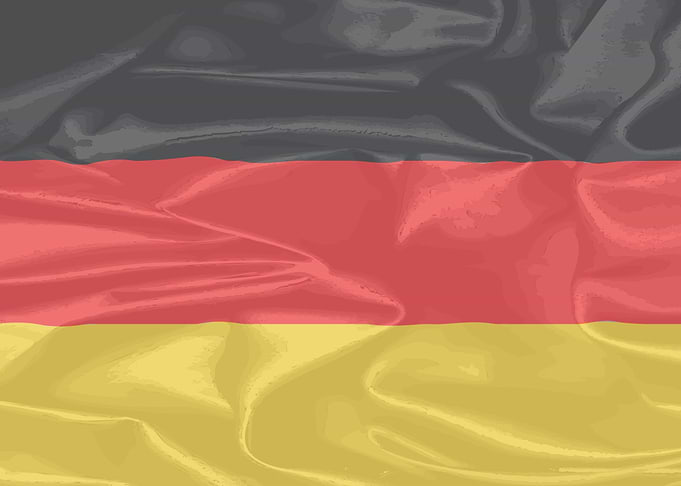 German Silk Flag