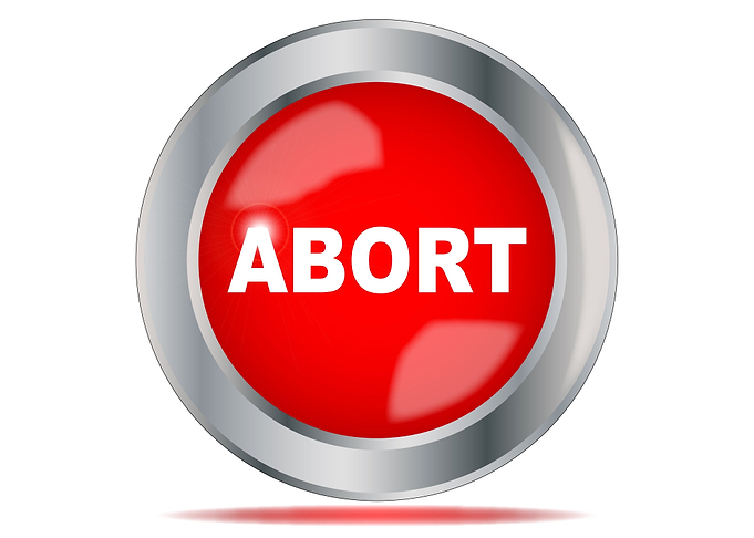 Abort Button