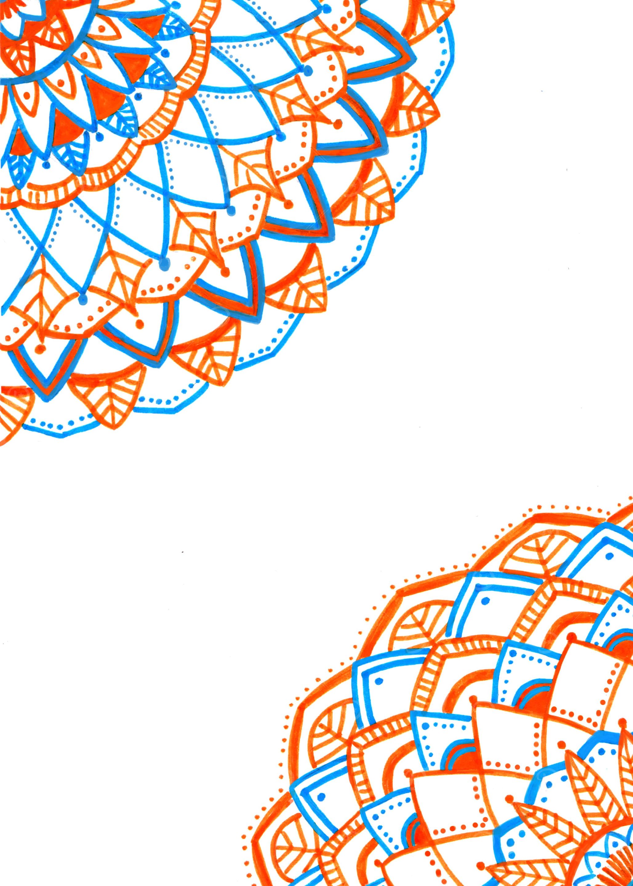 Orange + blue