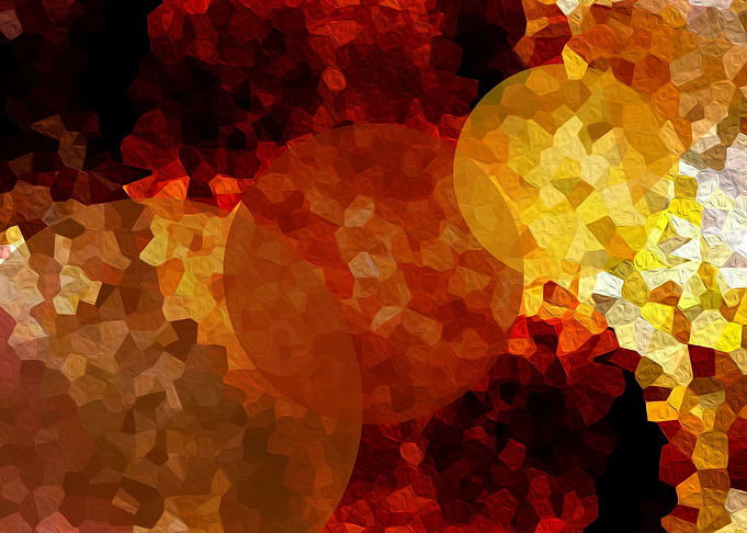 Orange shapes