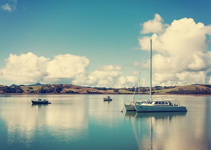 Three Sailing Boats