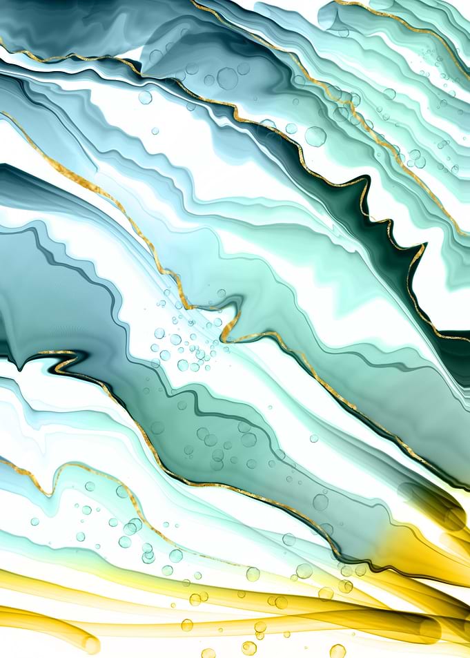 Abstract alcohol ink art