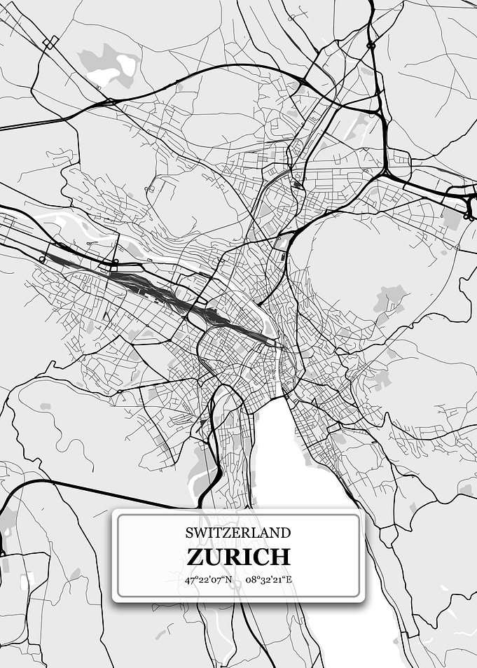 Zurich Switzerland Map