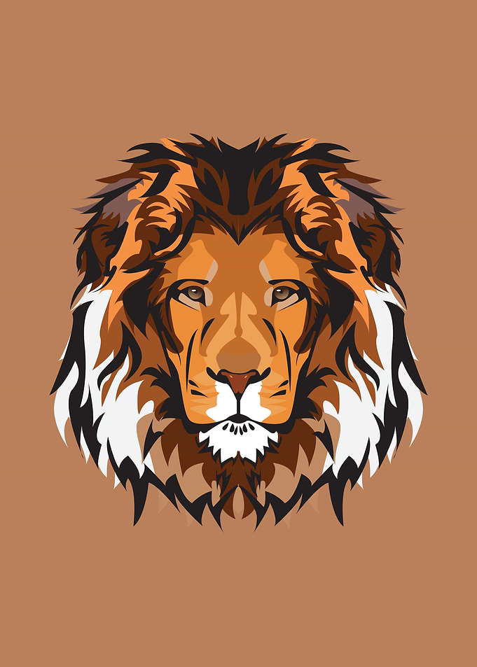 Lion Head Decoration
