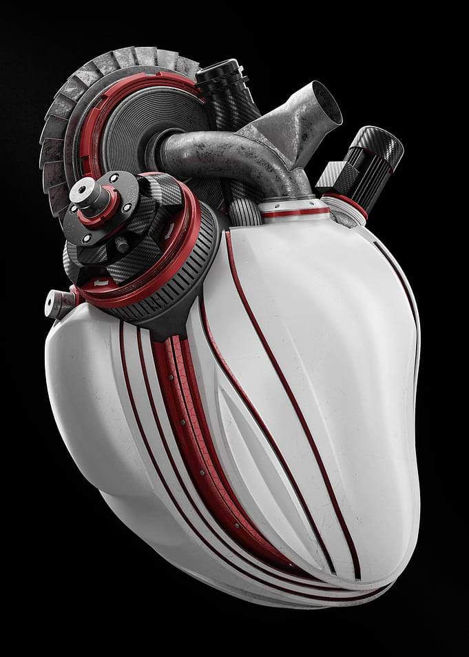 Heart Mech Japan Black