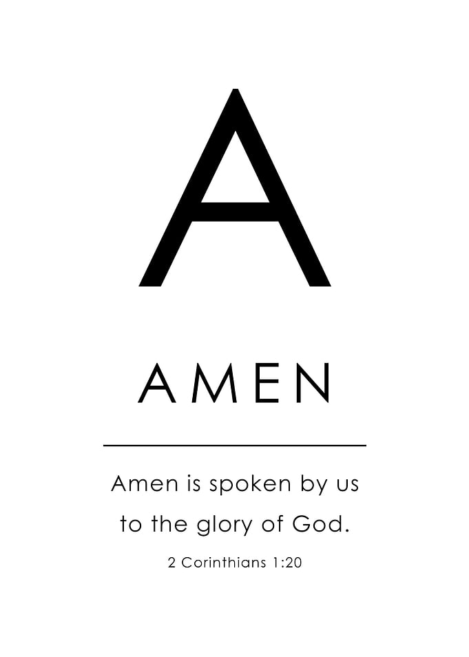 A for Amen