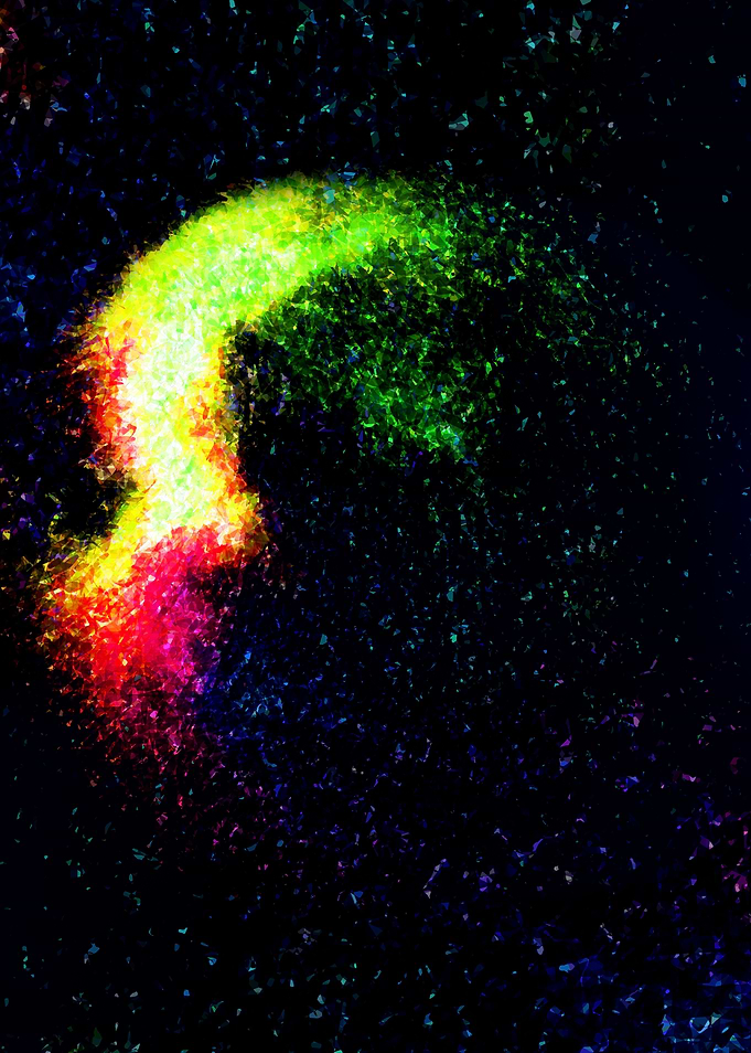 Prismatic Rainbow Confetti