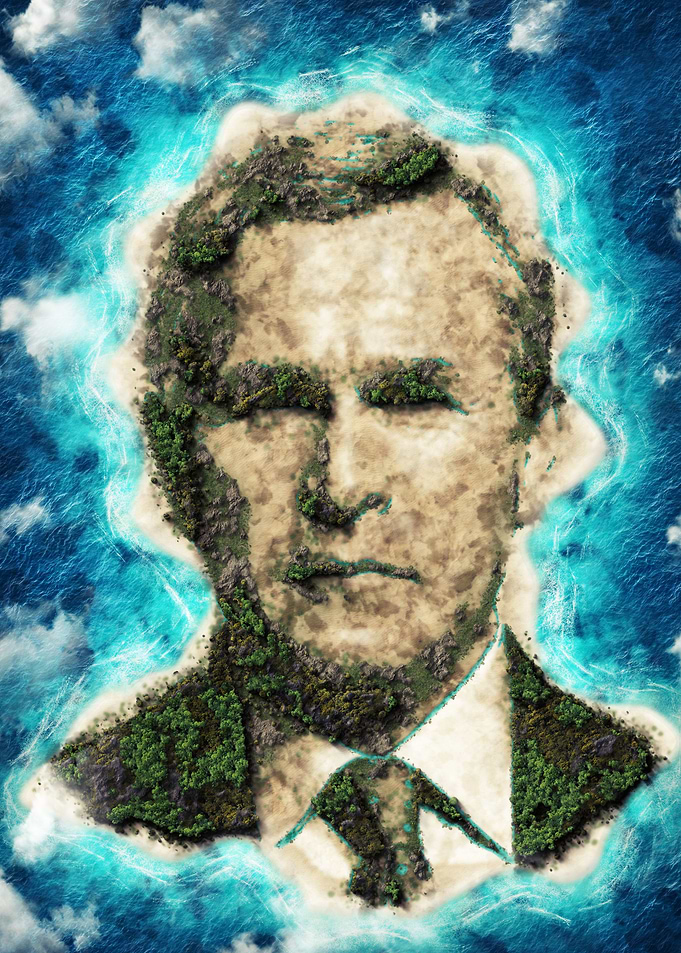 George W Bushs island
