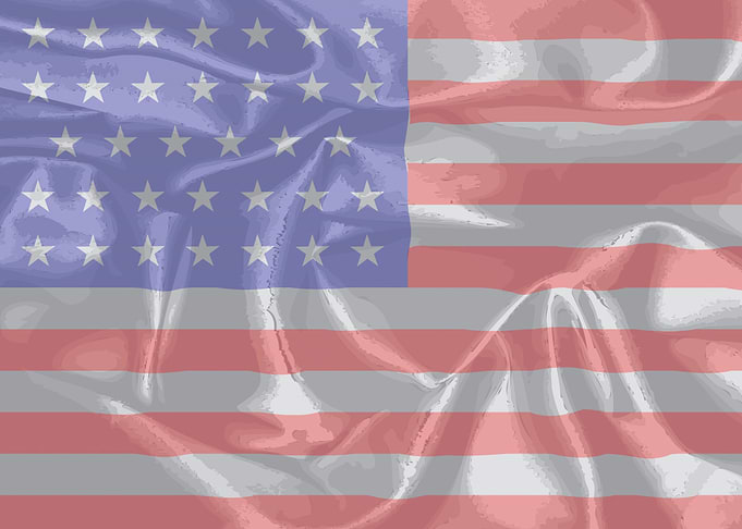 Civil War Union Silk Flag