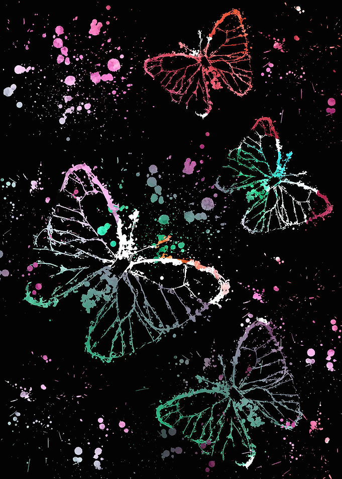 flash butterflies light