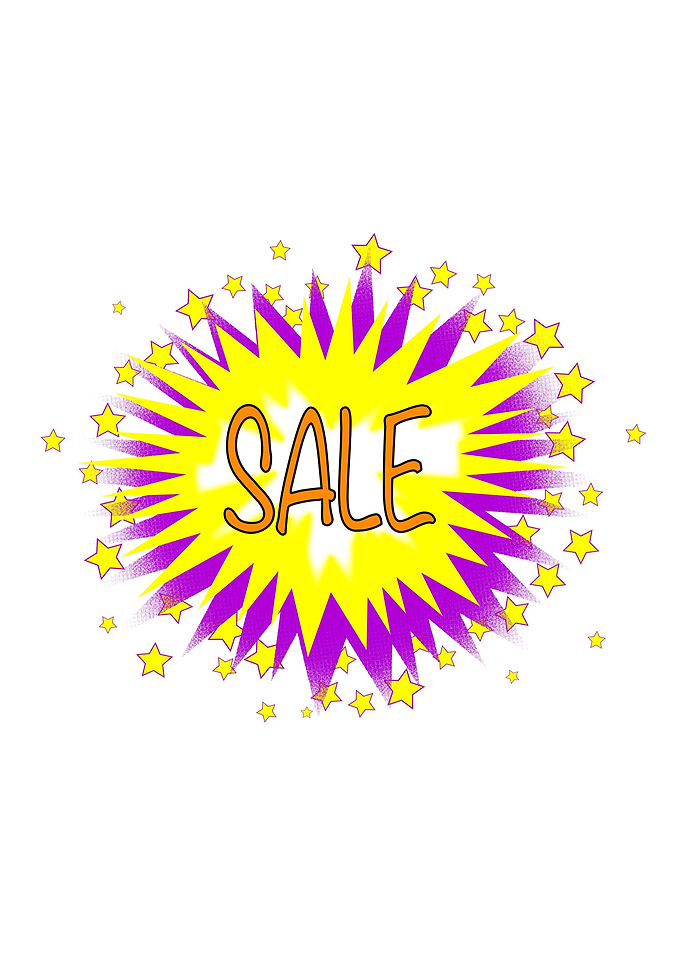 Comic Sale Balloon