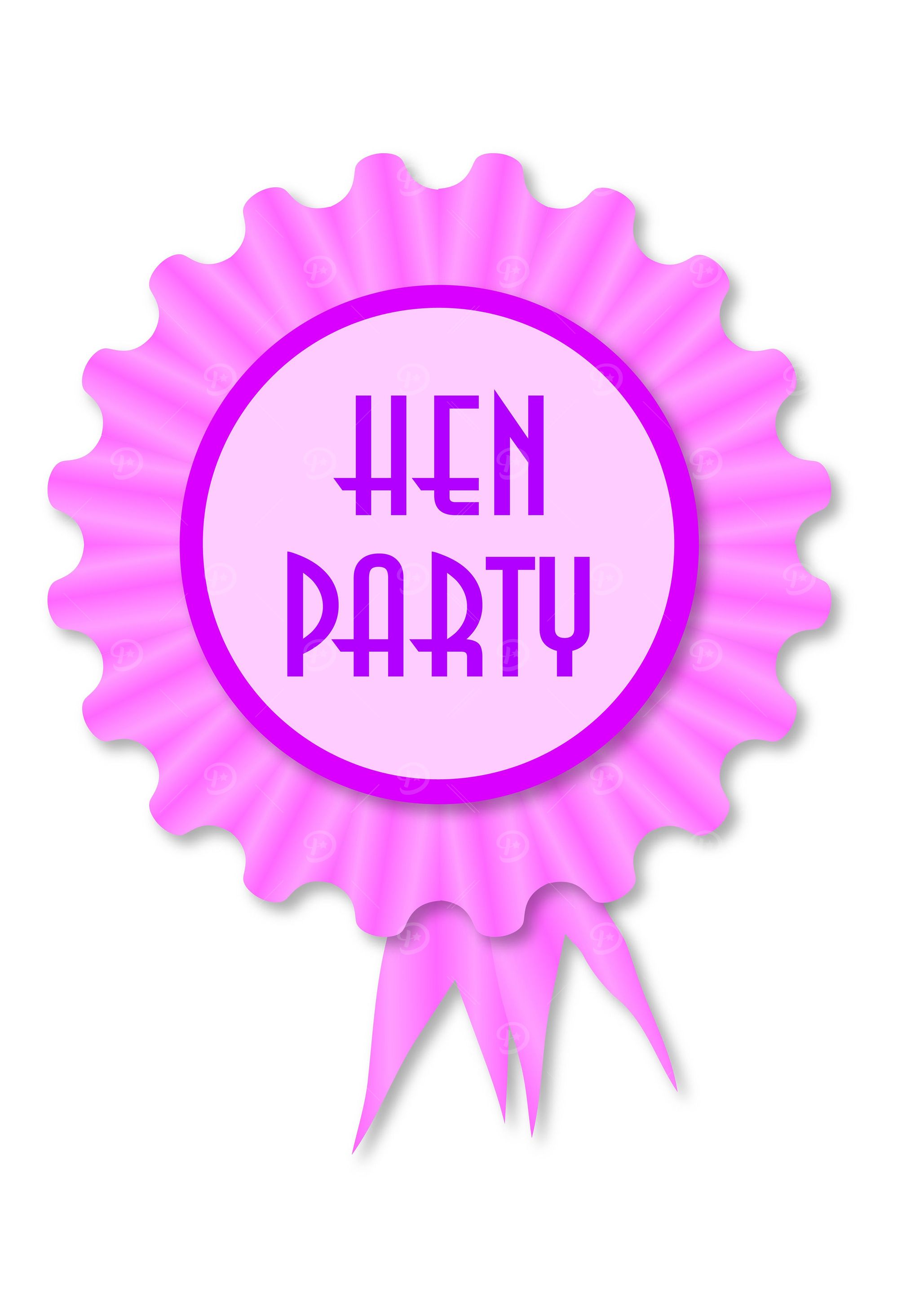 Hen Party Rosette