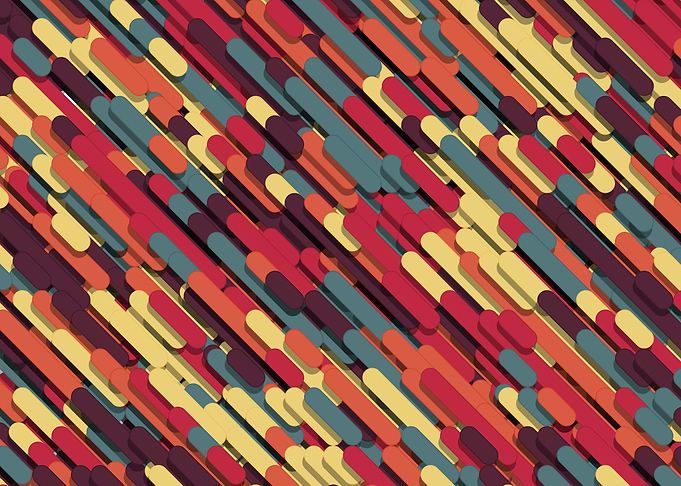 Color Lines Rain