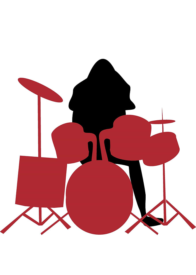 Girl on Drums