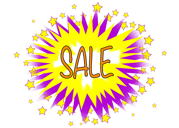 Comic Sale Balloon