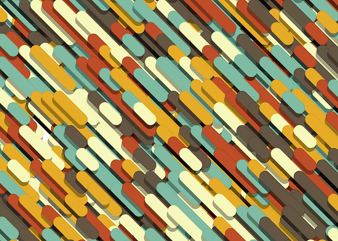 Color Lines Rain