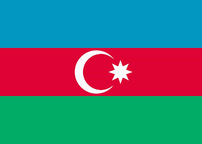 Azerbaijan Flag