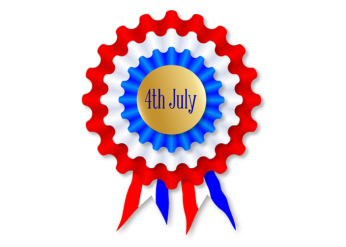 Independence Day Rosette