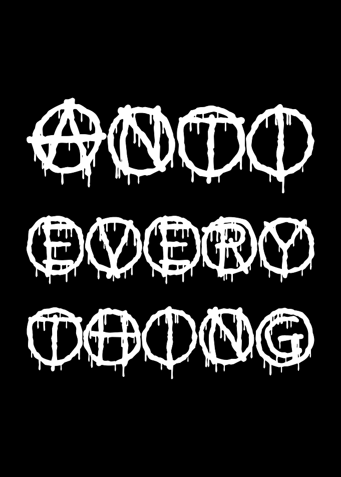 Anti Everything On Black