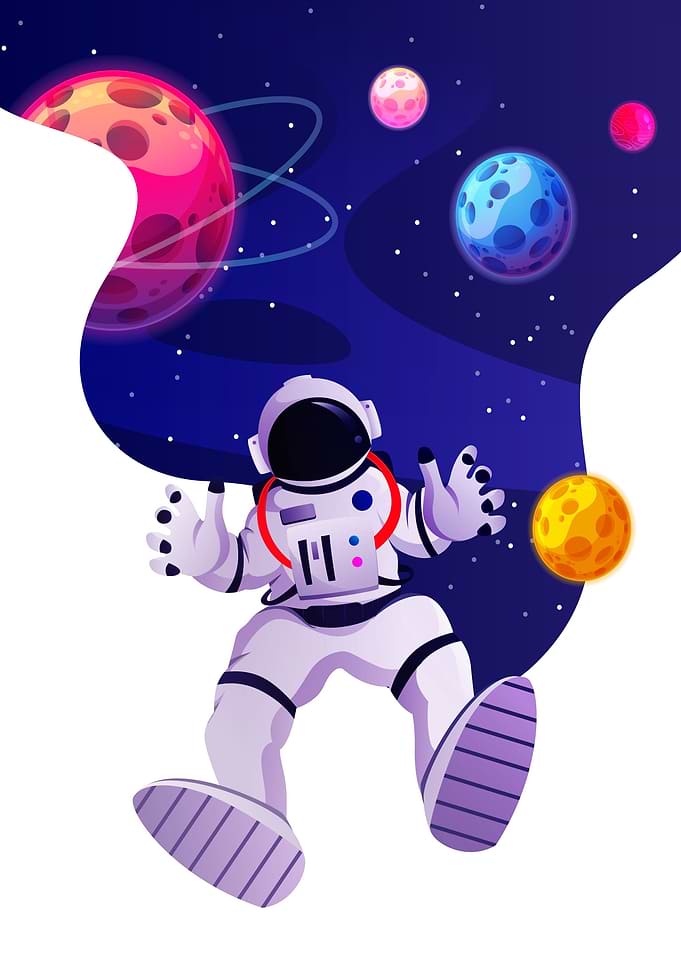 Astronaut Falling