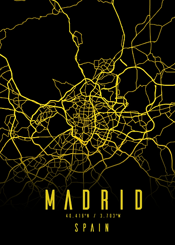 Madrid City Map