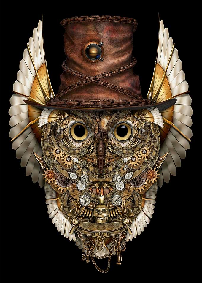 Steampunk Owl