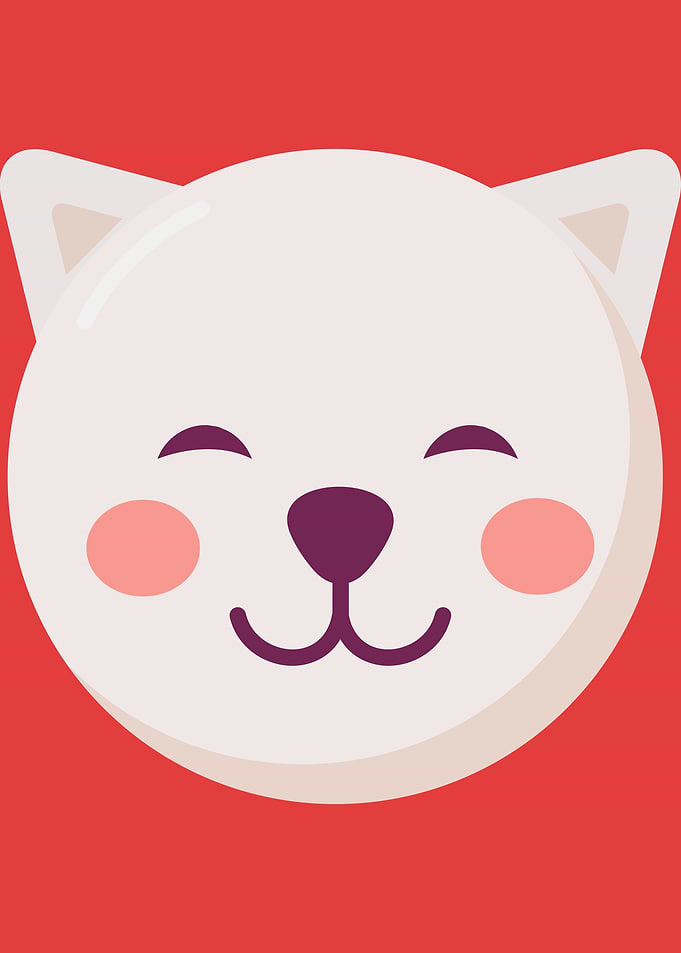 Cute Christmas Cat Emoji