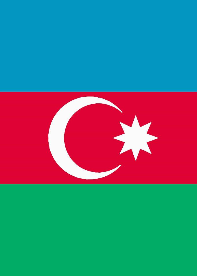 Azerbaijan Flag