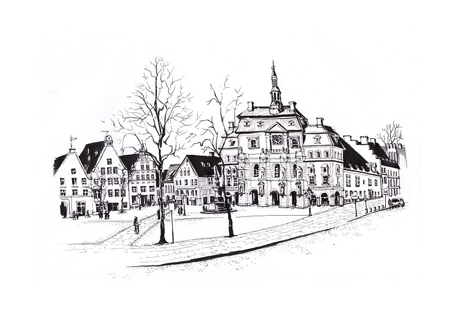 Germany Luneburg Sketch