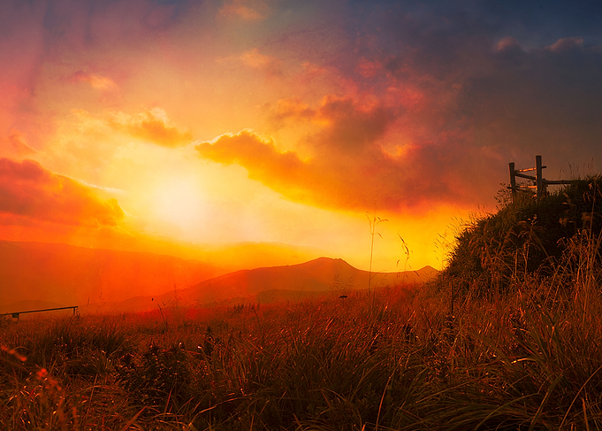 Bieszczady sunset