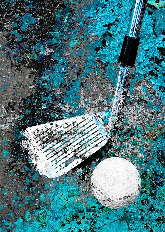 Golf art print w 20