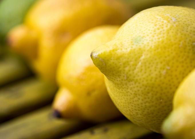 Lemons On A Table