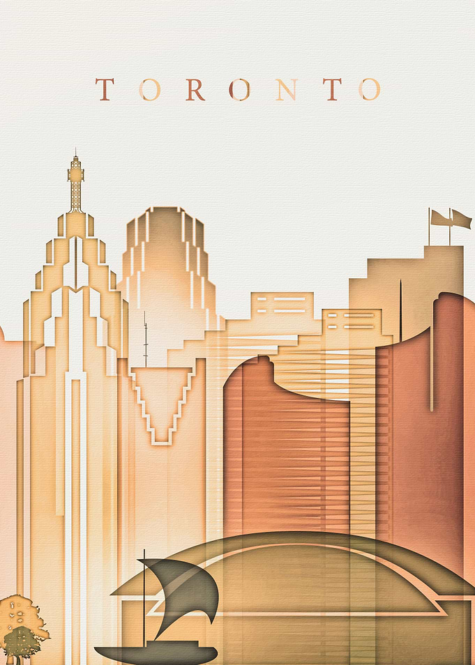 Toronto Canada Skyline