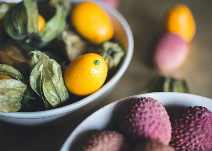 Bowl With Passion Fruits