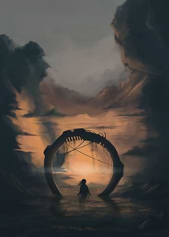 Clouds and Circle
