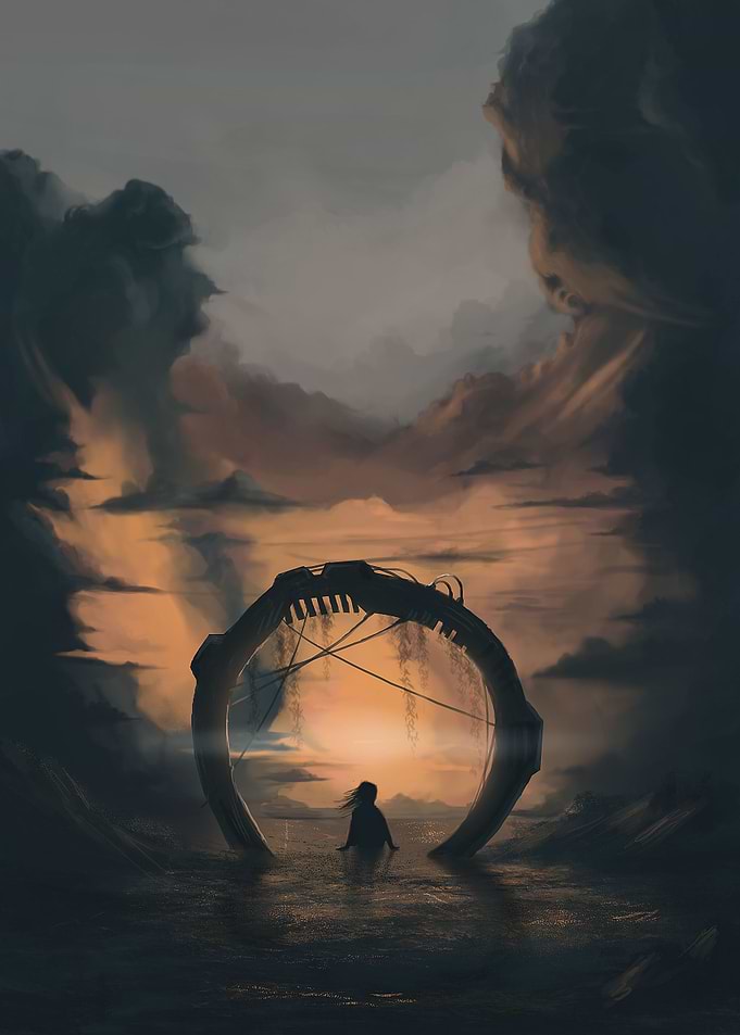 Clouds and Circle
