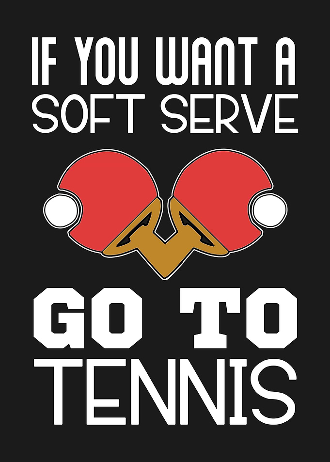 TABLE TENNIS FUNNY GIFT