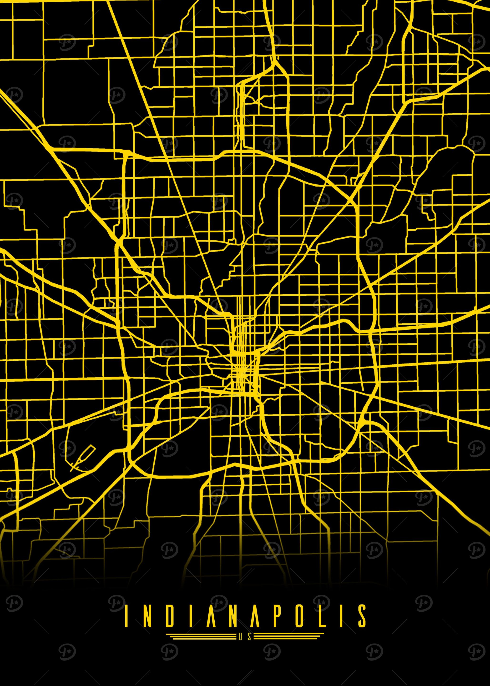 Indianapolis City map