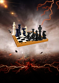 Chess match fight