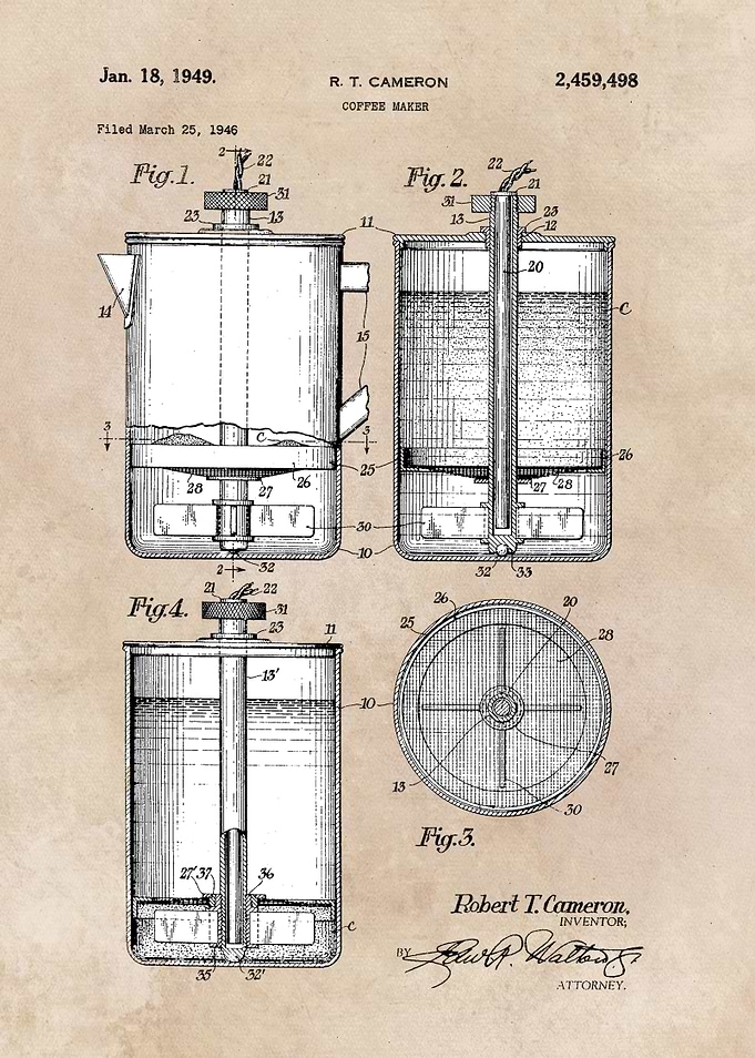 patent Coffee maker