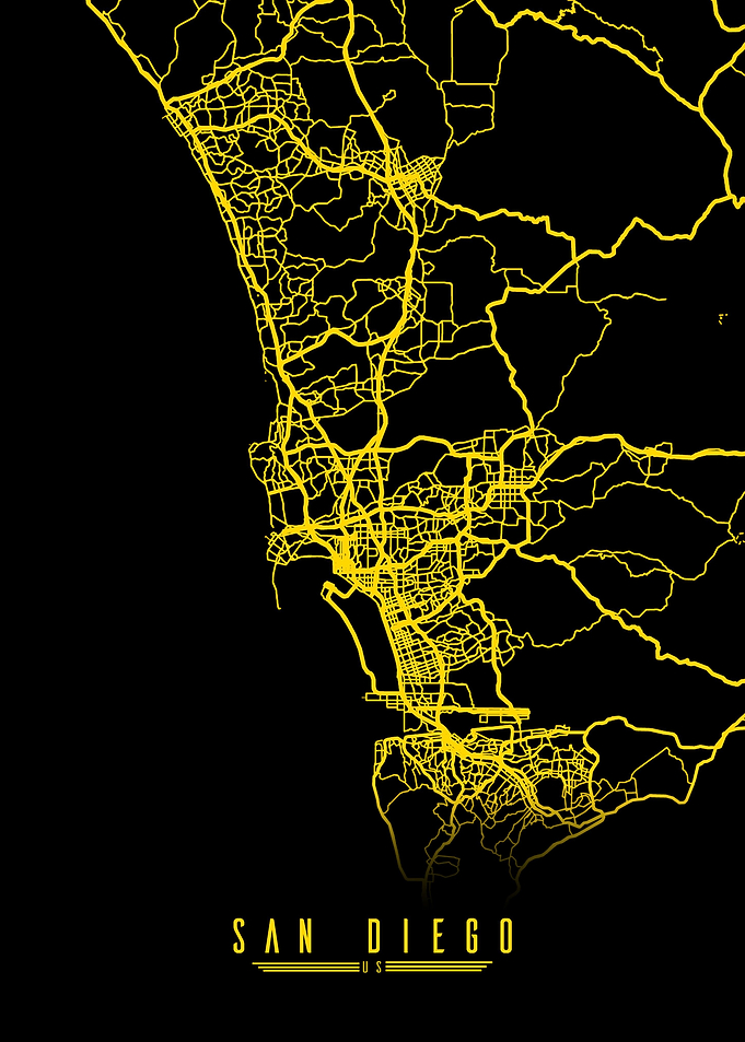 San Diego City map