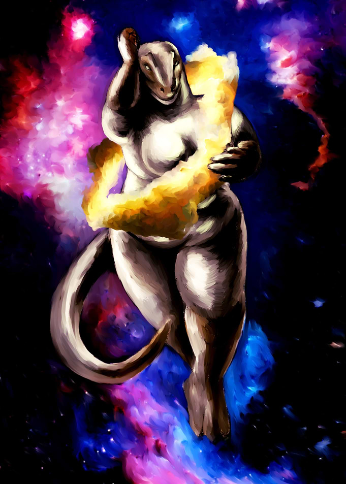 Cosmic allosaur