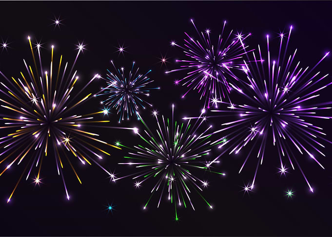 Abstract Fireworks
