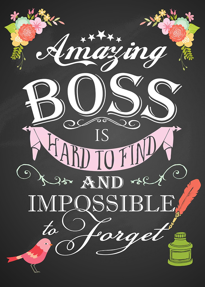 floral Amazing lady boss