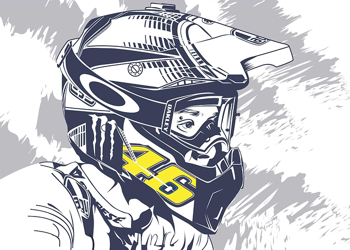 Rossi Vale 46 Ranch Helmet