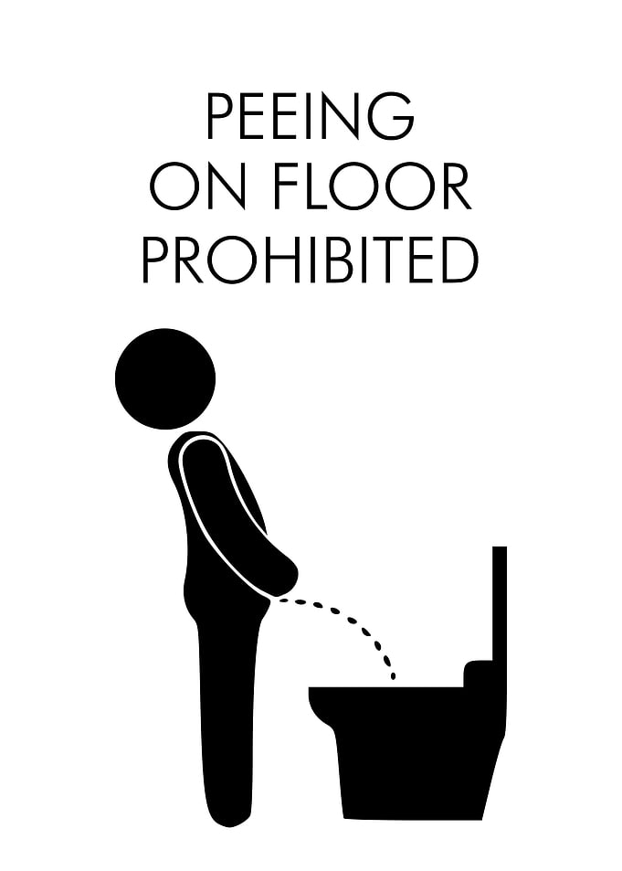 Peeing Bathroom Funny