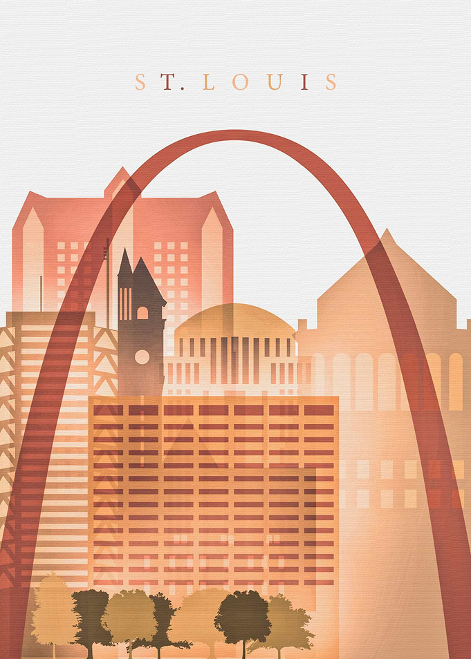 St Louis Missouri Skyline