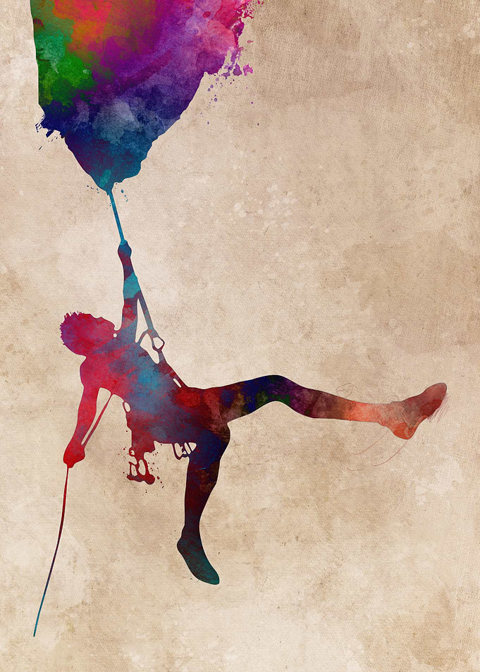 climbing sport art
